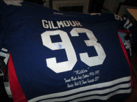 Doug Gilmour Autographed Toronto Maple Leafs Career Jersey