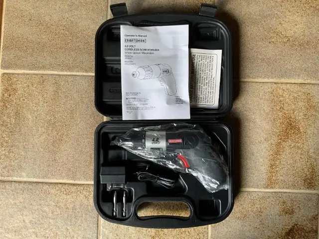 Craftsman 4.8 - Volt Cordless Power Driver With Case in Power Tools in Oshawa / Durham Region - Image 6