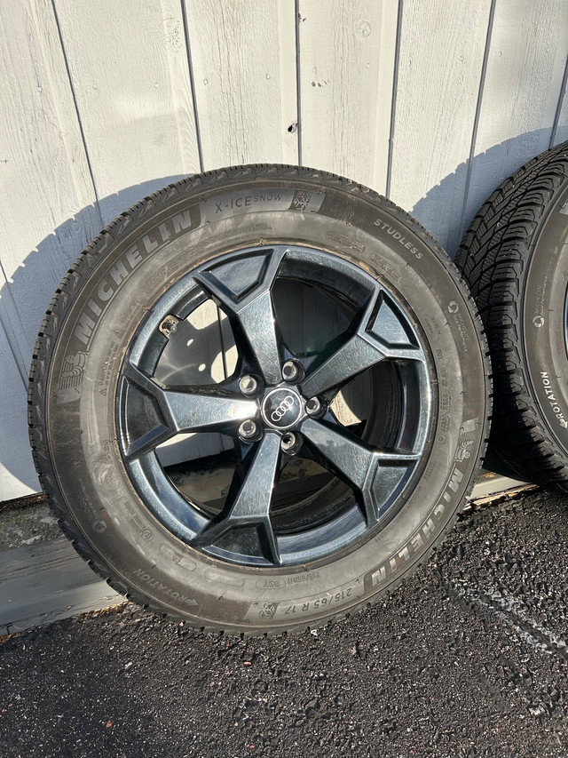 Michelin X-Ice snow Tires on Audi Rims, 215/65/17 in Tires & Rims in Thunder Bay - Image 4