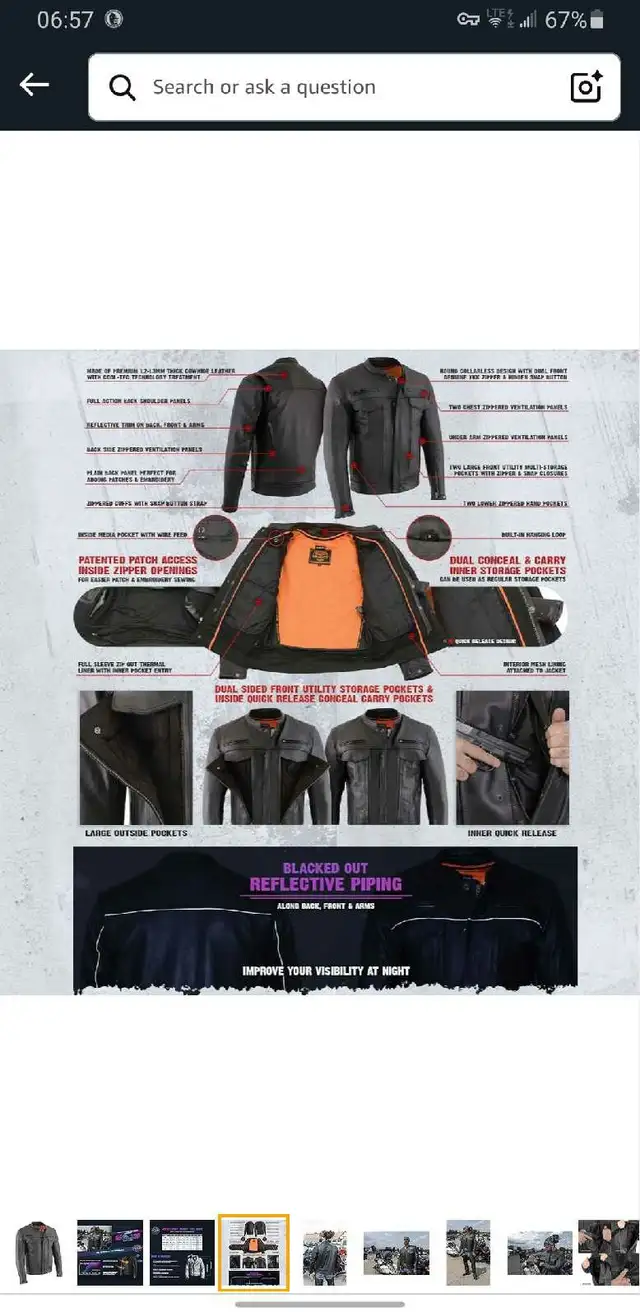Milwaukee Leather CoolTek Jacket LARGE in Other in Cole Harbour - Image 4