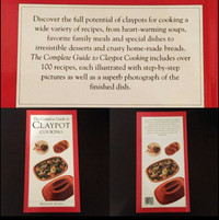 NEW - Complete Guide to Claypot Cooking Cookbook Hardcover Book