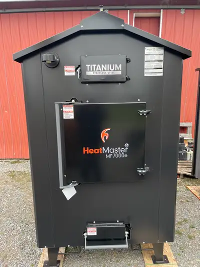 Free heat!  outdoor wood boiler heatmaster , View more