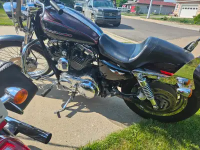 Harley 1200cc sportster aski g 7500 or serious offers text call 780 996 7120