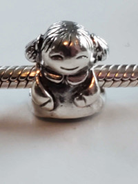 PANDORA Sterling Silver Little Girl Charm