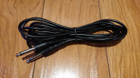 Câble 1/4 (6.35 mm) mono (10') - 9 $