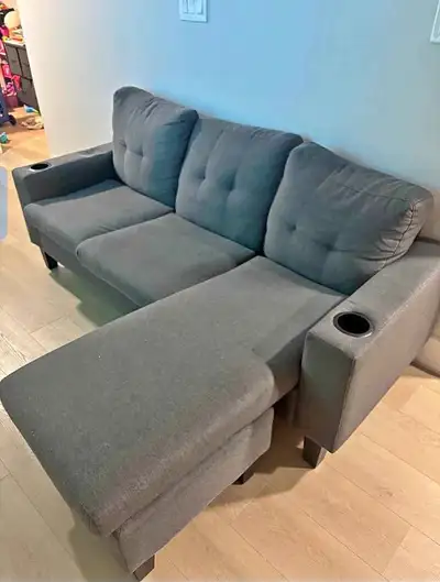 Stylish Tufted 3 Seater Sofa - Limited Time Offer-Free Delivery, View more