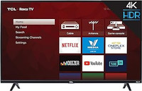 43" TCL  4K  HDR Smart Roku TV