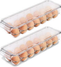 Egg Basket for fridge - Egg Holder for Fridge - 14 Egg Container