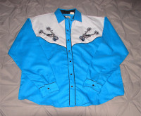 Ladies Western Shirt - sz L (approx. sz 13/14)