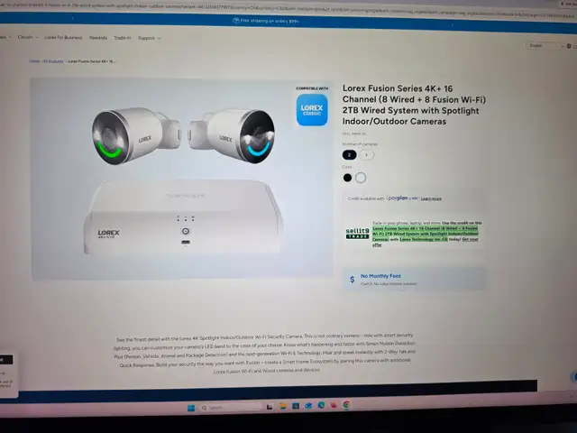 ***SECURITY-CAMERA -NETWORK VIDEO -RECORDER ***LOREX FUSION 4K ...