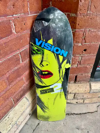 VISION Aggressor 2 (Black Stain) Skateboard Deck. NEW, View more
