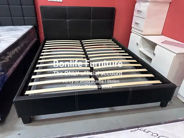 double queen platform bed frame on sale  in Beds & Mattresses in City of Toronto - Image 3