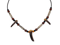 Black Bear 3-Claw Necklace