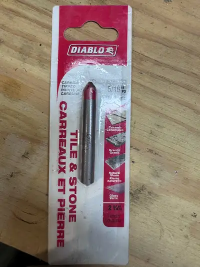 Diablo 5/16" Tile & Stone Drill Bit, View more