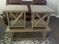 COFFEE TABLE & END TABLES 