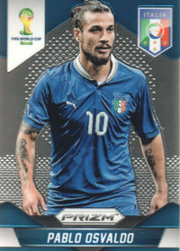 Pablo Osvaldo 2014 Panini Prizm FIFA World Cup Soccer #133 Italy