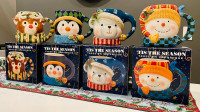 Set of 4 Christmas 20 oz Mugs