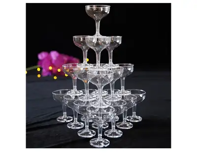 Champagne Tower Glasses 50 pc, View more