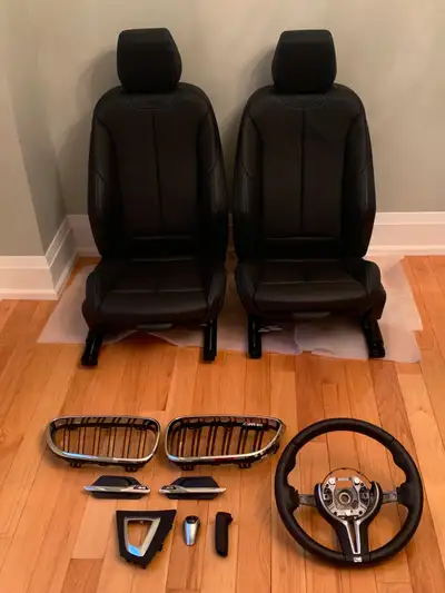 For sale: 2017 BMW M2 (F87) original front seats, M2 front grill, M2 side markers, M steering wheel,...