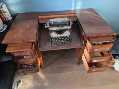Vintage Teachers Desk, View more