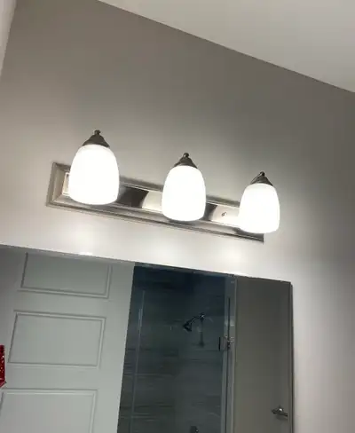 3 Bulb Vanity bathroom Light, View more