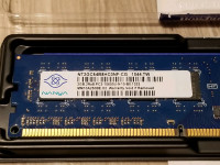 Nanya 2GB PC3-10600 DDR3-1333MHz non-ECC Unbuffered 240-Pin DIMM