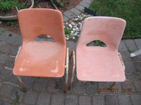 Vintage Heidt Steel Products Grade School Childs Chair 1970-80s