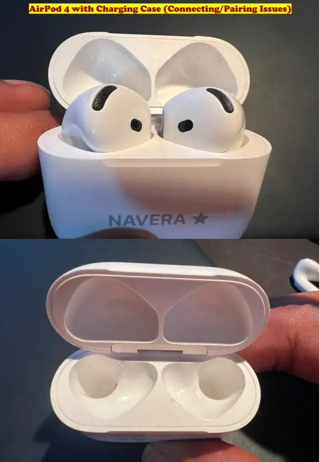 AirPod 4 with Charging Case (Connecting/Pairing Issues)=AS IS ...
