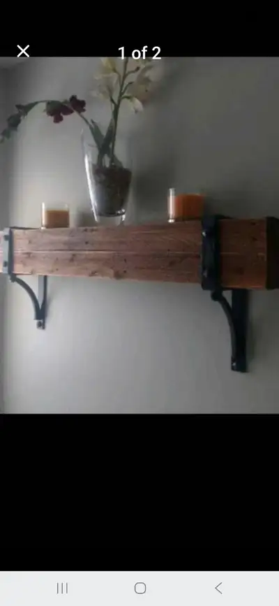 Forget brackets for shelves  or beams, View more