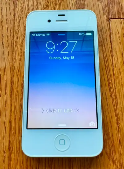 IPHONE  iPhone 4S - White IDEAL CHILD/SENIIOR/COLLECTORS! $49, View more