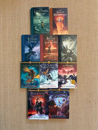 Percy Jackson Books (all books in first two series), View more