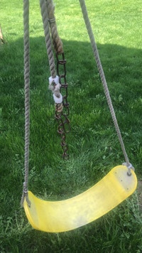 Swing for swing set or tree