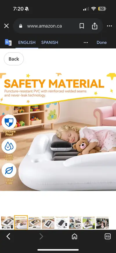 Travel bed for toddlers , View more