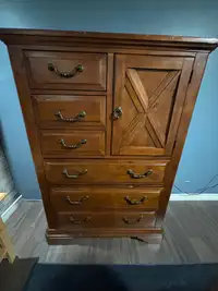 Wood armoire / dresser 
