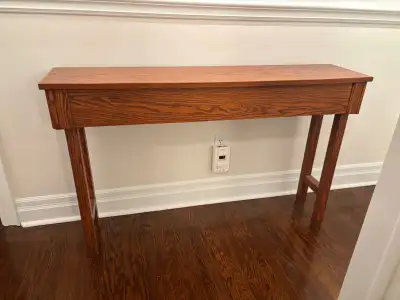 Solid Oak Hall Table, View more