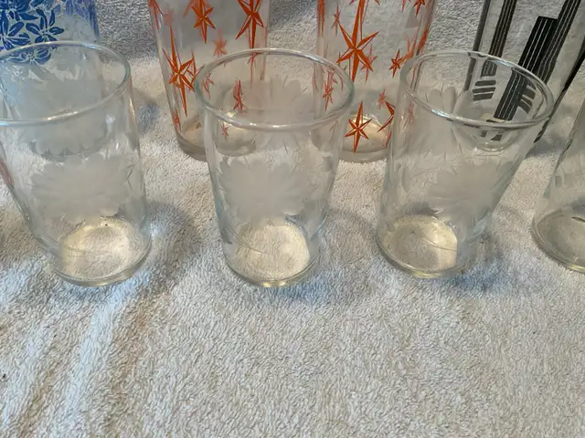 VERRES POUR BOIRE ANCIENTS 1950 in Arts & Collectibles in Québec City - Image 6