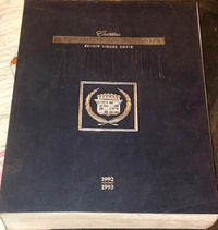 1992-93 Cadillac Sixty Special Fleetwood Deville  Service Manual