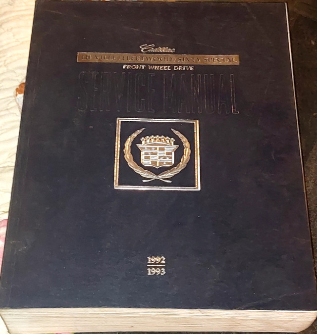 1992-93 Cadillac Sixty Special Fleetwood Deville  Service Manual in Other in Kingston