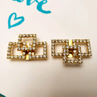 Vintage Nancy Katz France Rhinestone Shoe Clips or Dress Clips