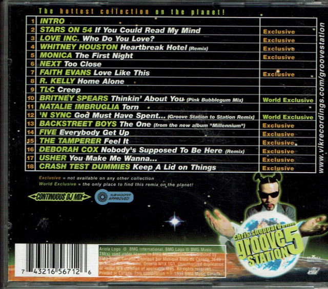 Chris Sheppard - Groove Station 5 (CD) dans CD, DVD et Blu-ray  à Ville de Montréal - Image 2