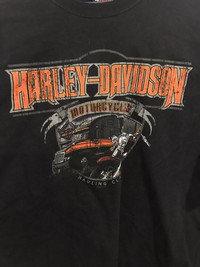 Vintage 1998 Harley Davidson Binghamton, NY Double Sided T-Shirt