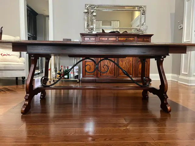 Theodore Alexander dining room set (table, 6 chairs and buffet) in Dining Tables & Sets in Markham / York Region - Image 10