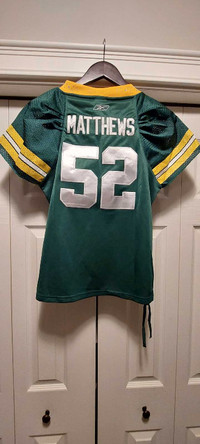 Clay Matthews Green Bay Packers Ladies fashion Reebok jersey