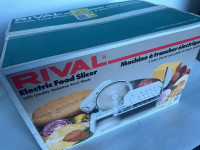 Electric Food Slicer RIVAL New Old Stock