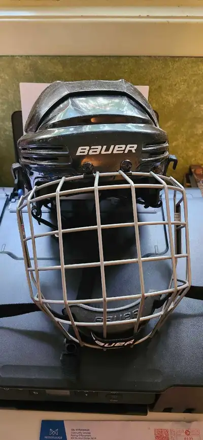 Hockey Helmet and Ice Skates, View more