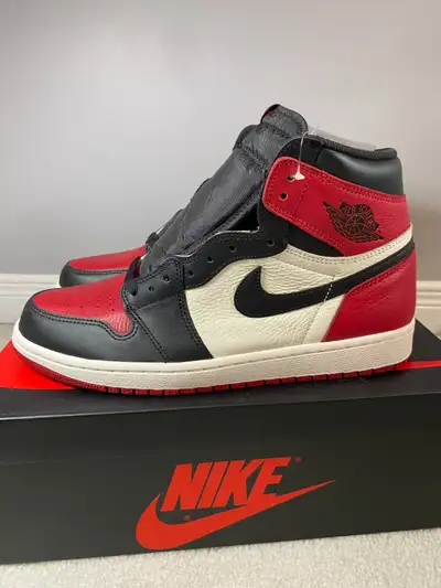 Jordan 1 Bred Toe 2018 - sz 10.5, View more