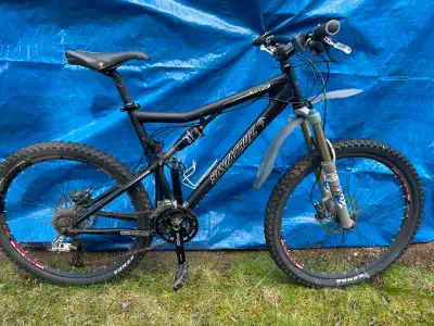 MOUNTAIN BIKE Black Santa Cruz Fox suspensionSwiss wheels, View more