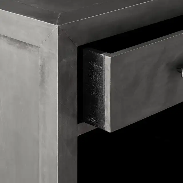 Restoration Hardware La Salle Metal Wrapped Dresser and Two Nigh in Dressers & Wardrobes in Oakville / Halton Region - Image 5