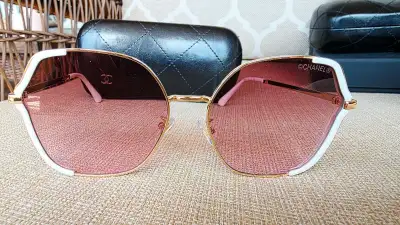 CC Sunglasses for women in White frame, View more