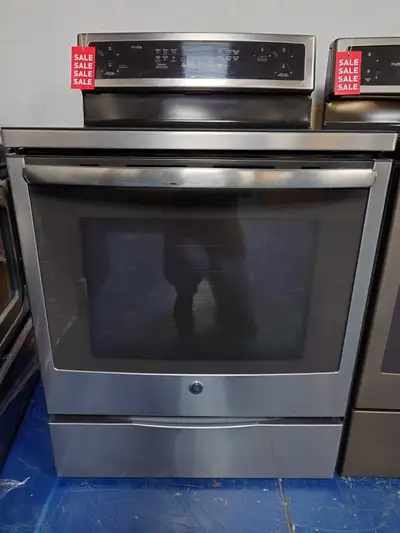 GE Profile "30" Stainless Steel Electric Range on Sale‼️, View more